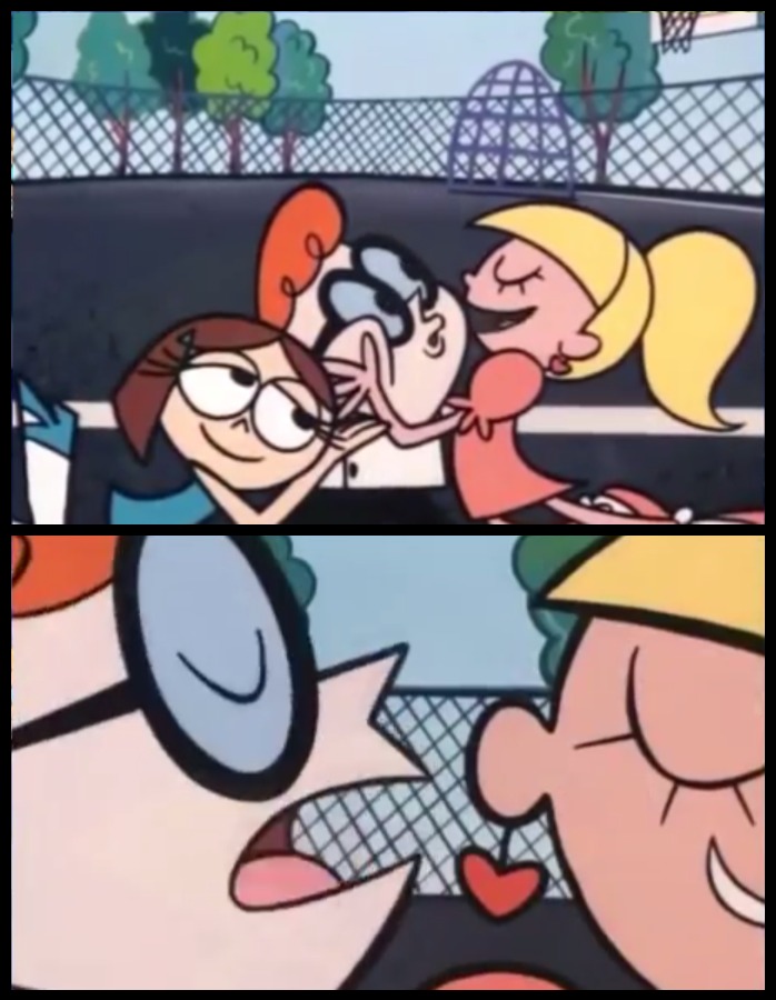 Say It Again Dexter meme template with speech bubbles